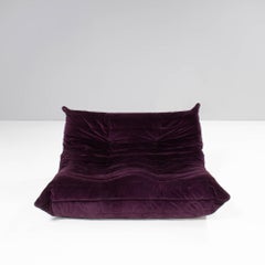 Ligne Roset Togo by Michel Ducaroy Purple Velvet 2 Seater Sofa