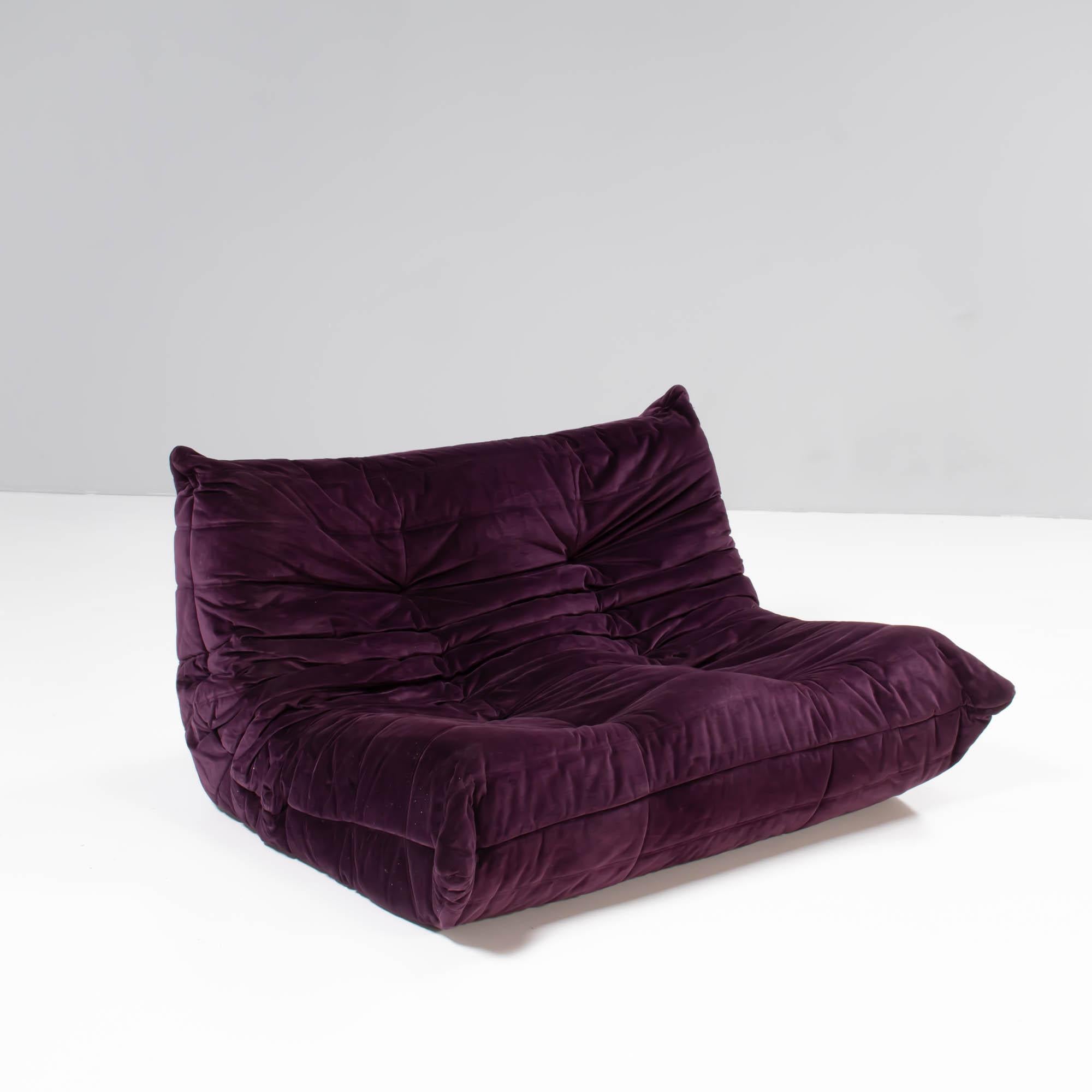 purple togo sofa