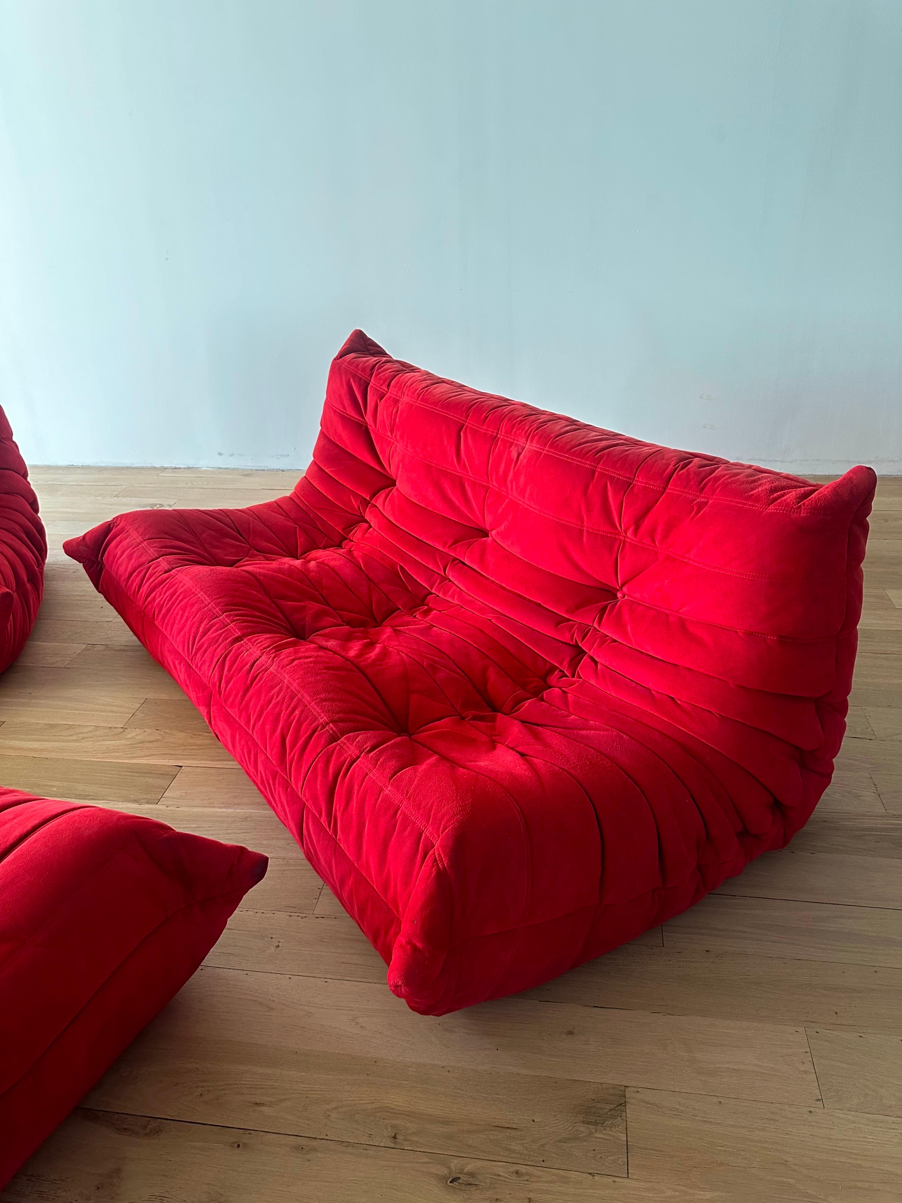 Français Ligne Roset Ensemble trois pièces Togo by Michel Ducaroy