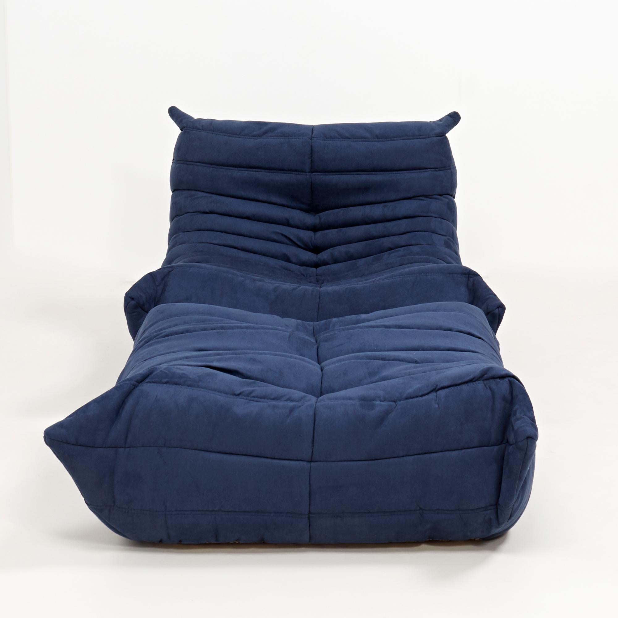 The iconic Togo sofa, originally designed by Michel Ducaroy for Ligne Roset in 1973, has become a mid-century design classic.

This fireside armchair and footstool is incredibly versatile and can be used alone or paired with other pieces from the