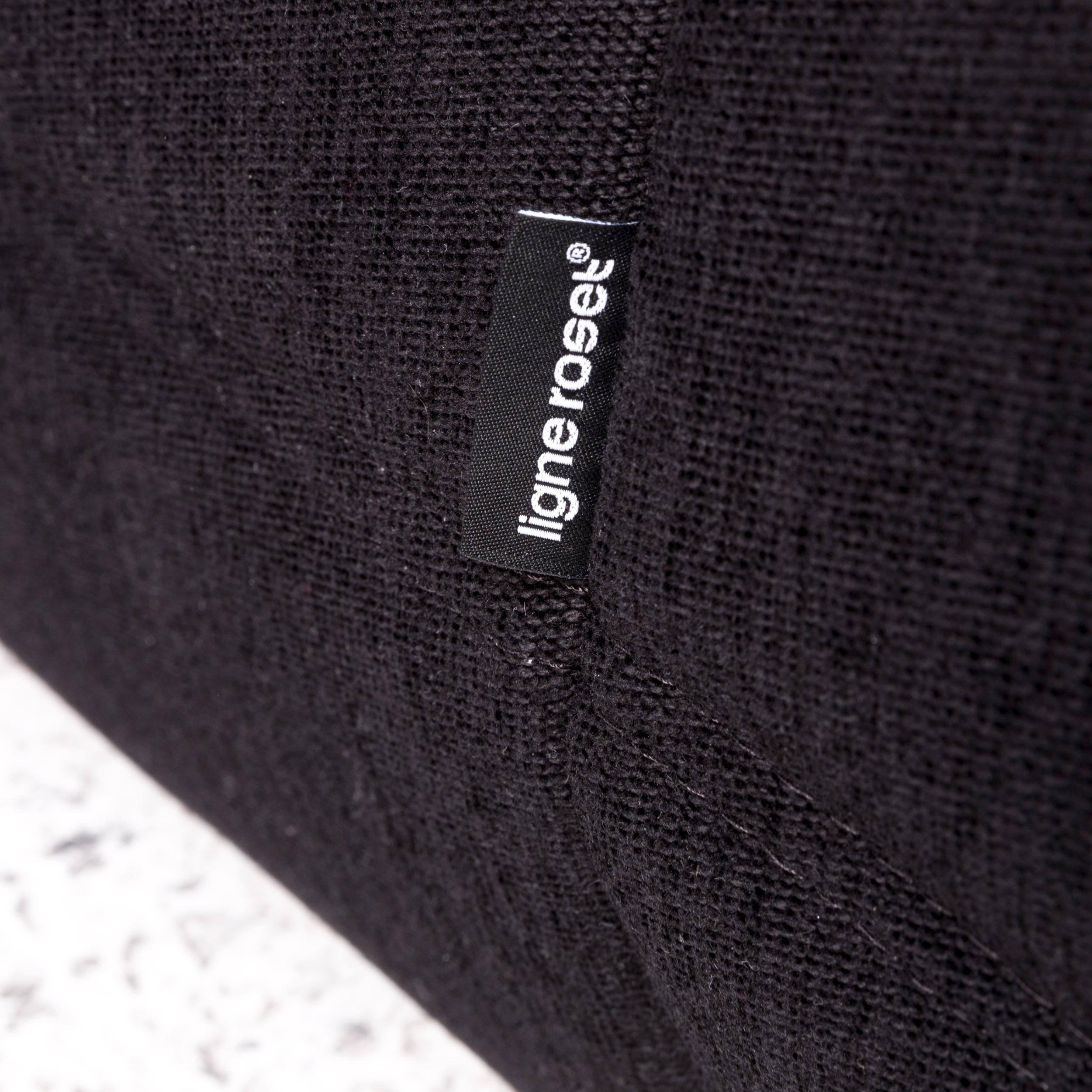 Contemporary Ligne Roset Togo Fabric Armchair Black