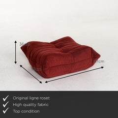 Ligne Roset Togo Stoff Hocker Rotwein Rot Ottomane