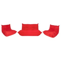 Ensemble canapé et 2 chaises Togo Ligne Roset pour Roche Bobois, fabriqué en France