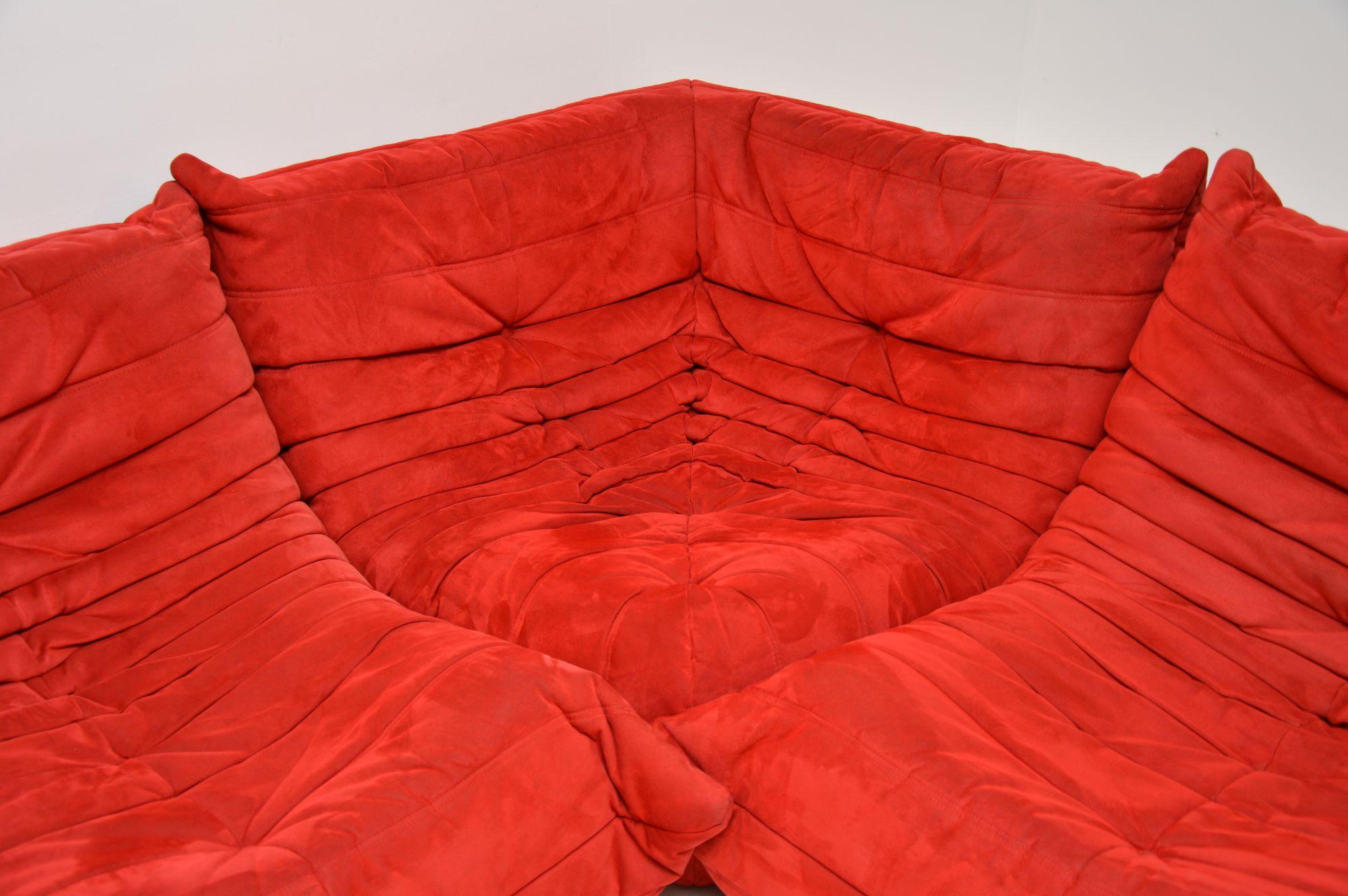 French Ligne Roset Togo Sofa Suite by Michel Ducaroy