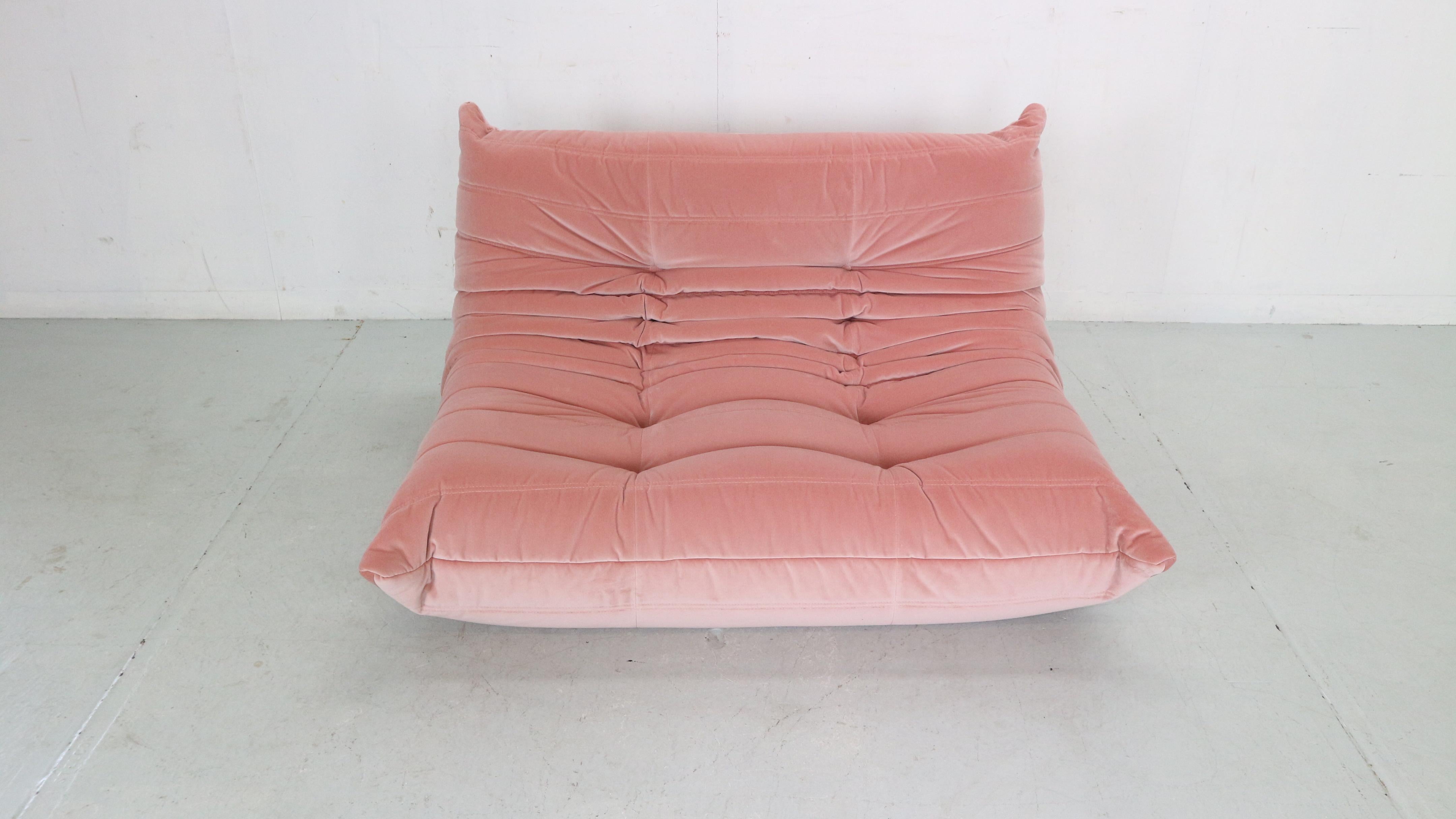 pink togo sofa