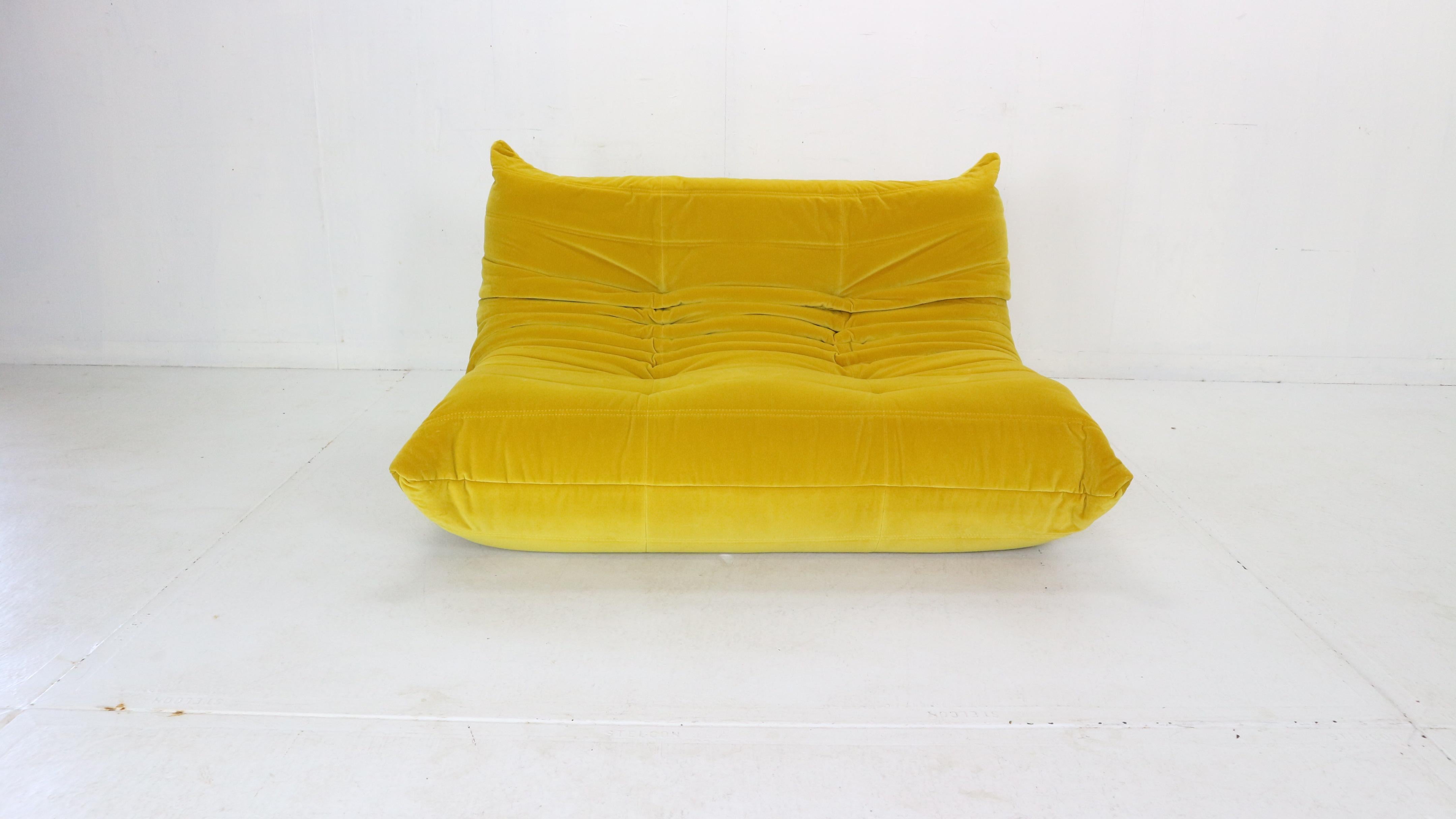 togo sofa yellow
