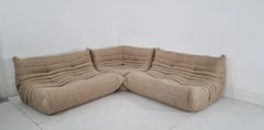 Ligne Roset Togo Three-Piece Modular Sofa Suite