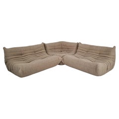 Ligne Roset Togo Three-Piece Modular Sofa Suite