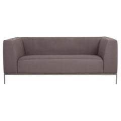 Ligne Roset Traversal Fabric Sofa Gray Two-Seater Couch