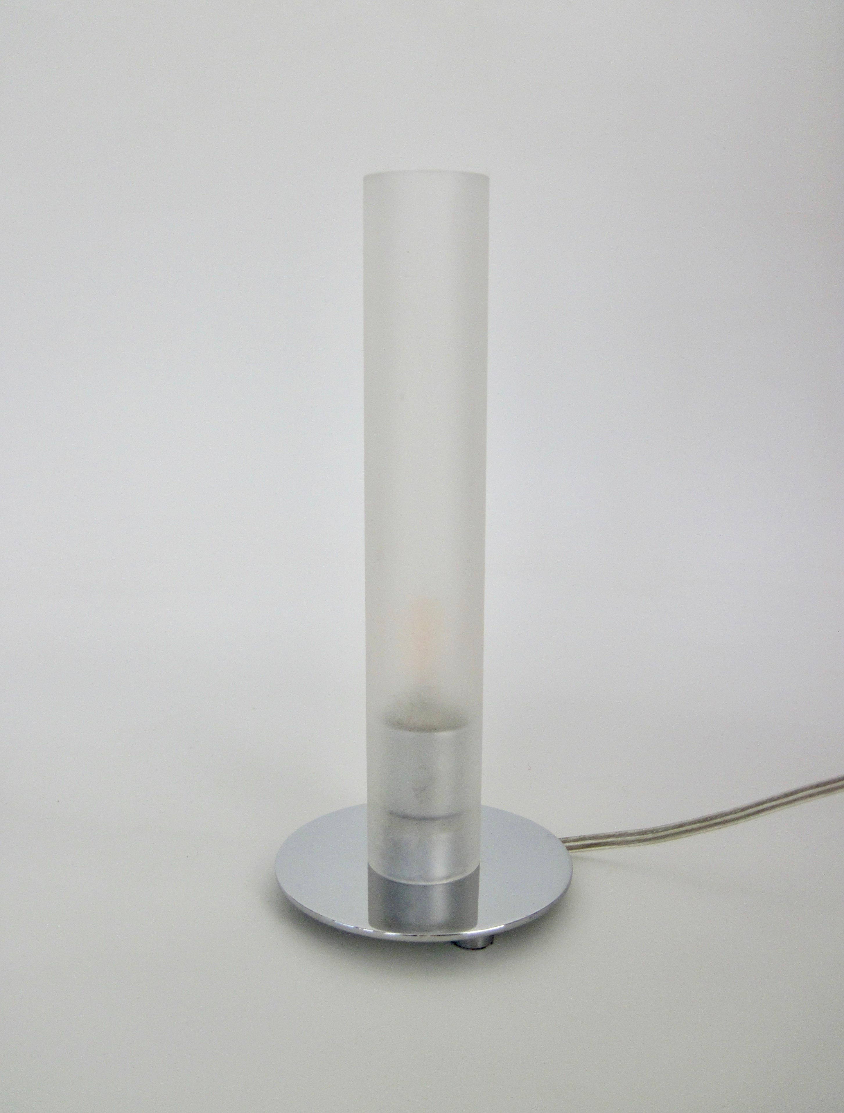 Ligne Roset Tube Table Lamp with Glass Shade For Sale 1
