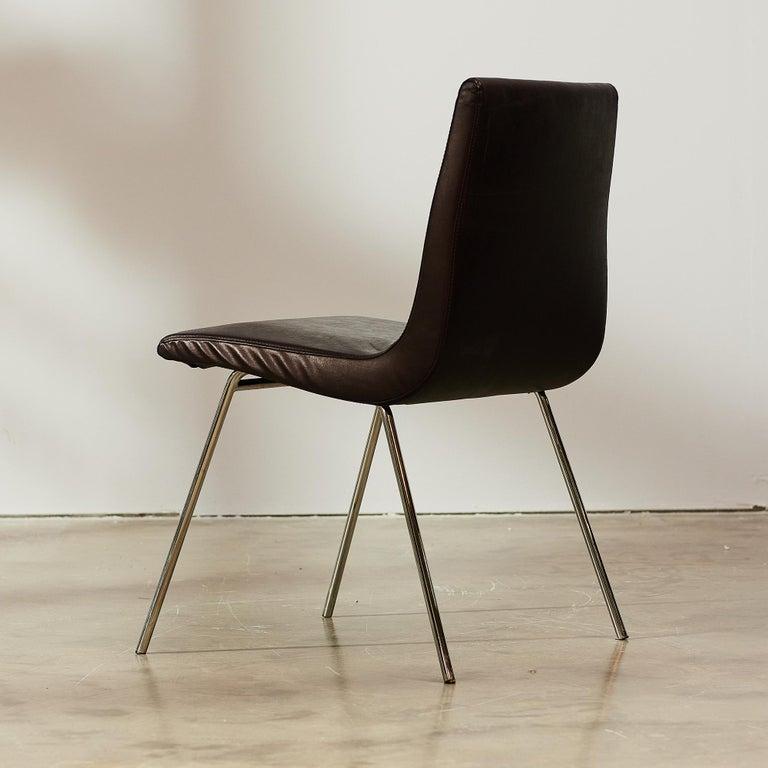 Mid-Century Modern TV Dining Chair by Pierre Paulin  Ligne Roset edition  France 2000s For Sale