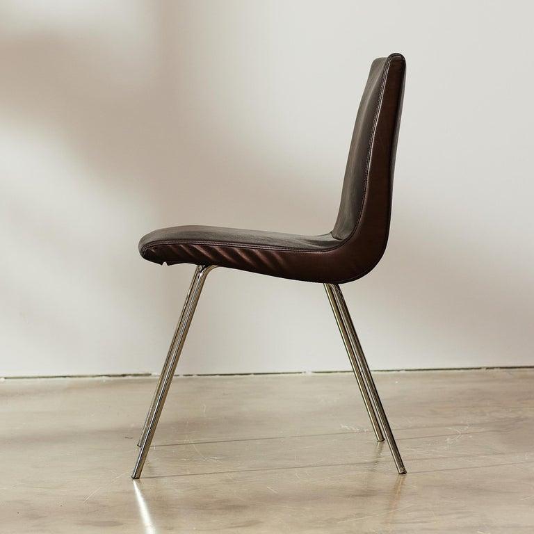 Metal TV Dining Chair by Pierre Paulin  Ligne Roset edition  France 2000s For Sale