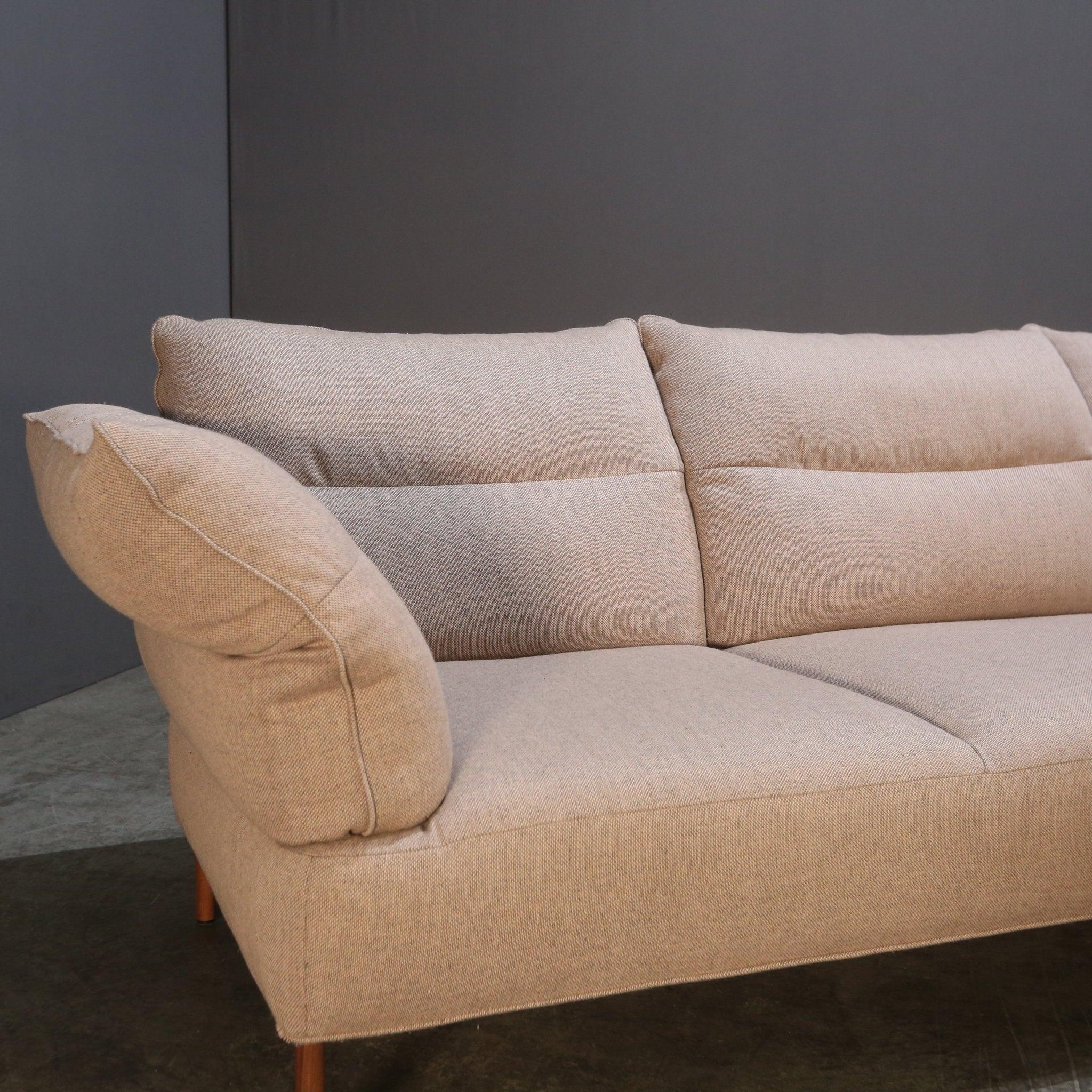 Ligne Roset Two Seater Grey Sofa For Sale 3