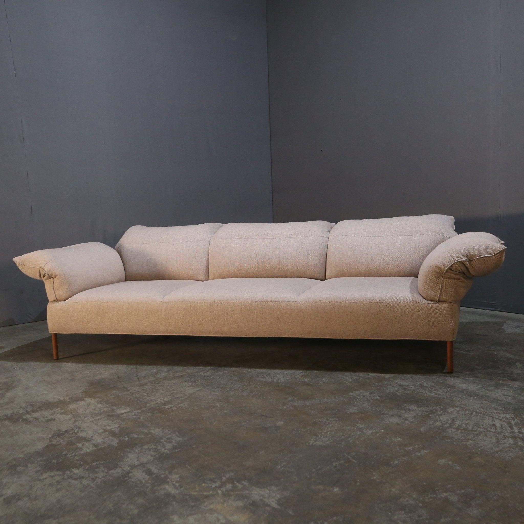 Contemporary Ligne Roset Two Seater Grey Sofa For Sale