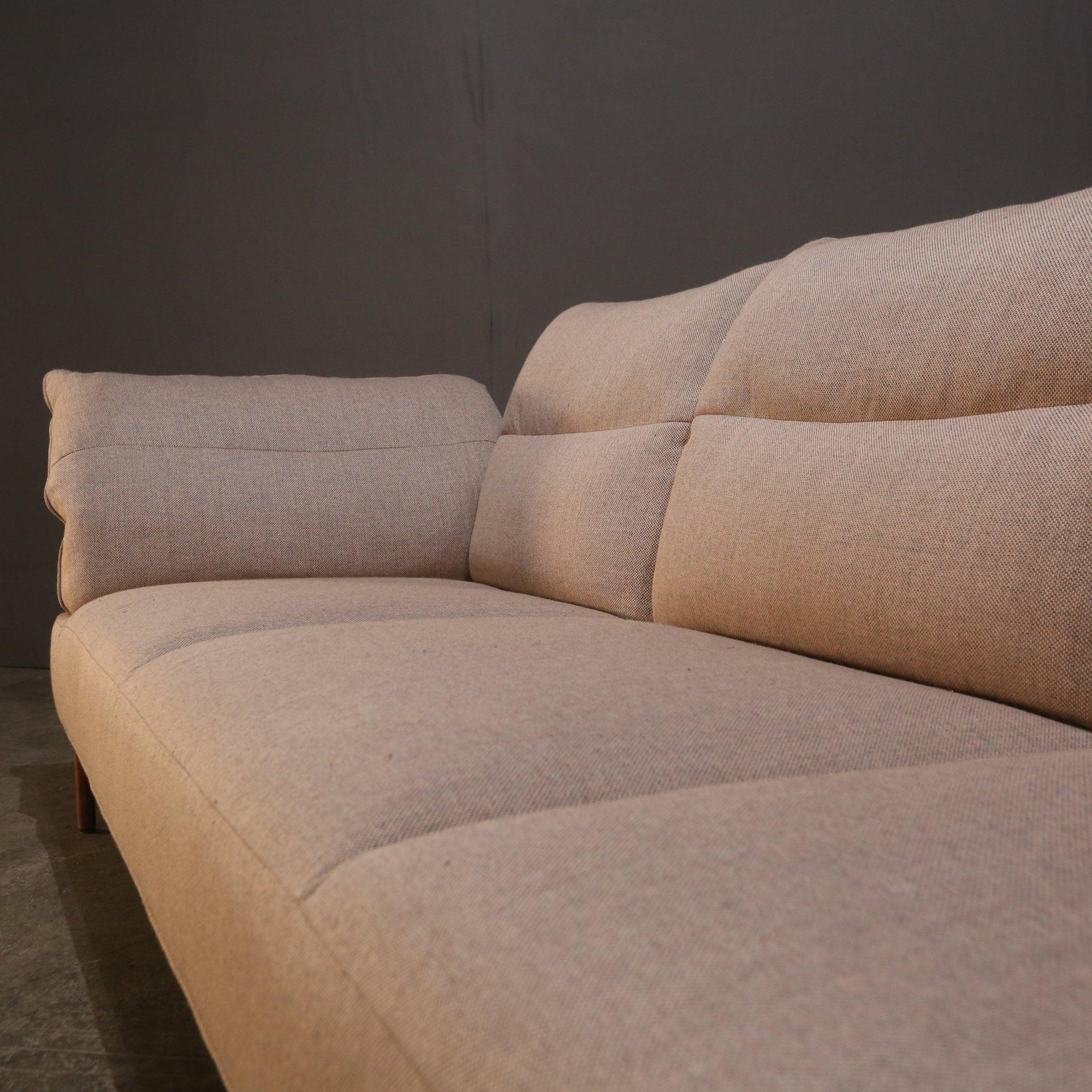 Ligne Roset Two Seater Grey Sofa For Sale 1