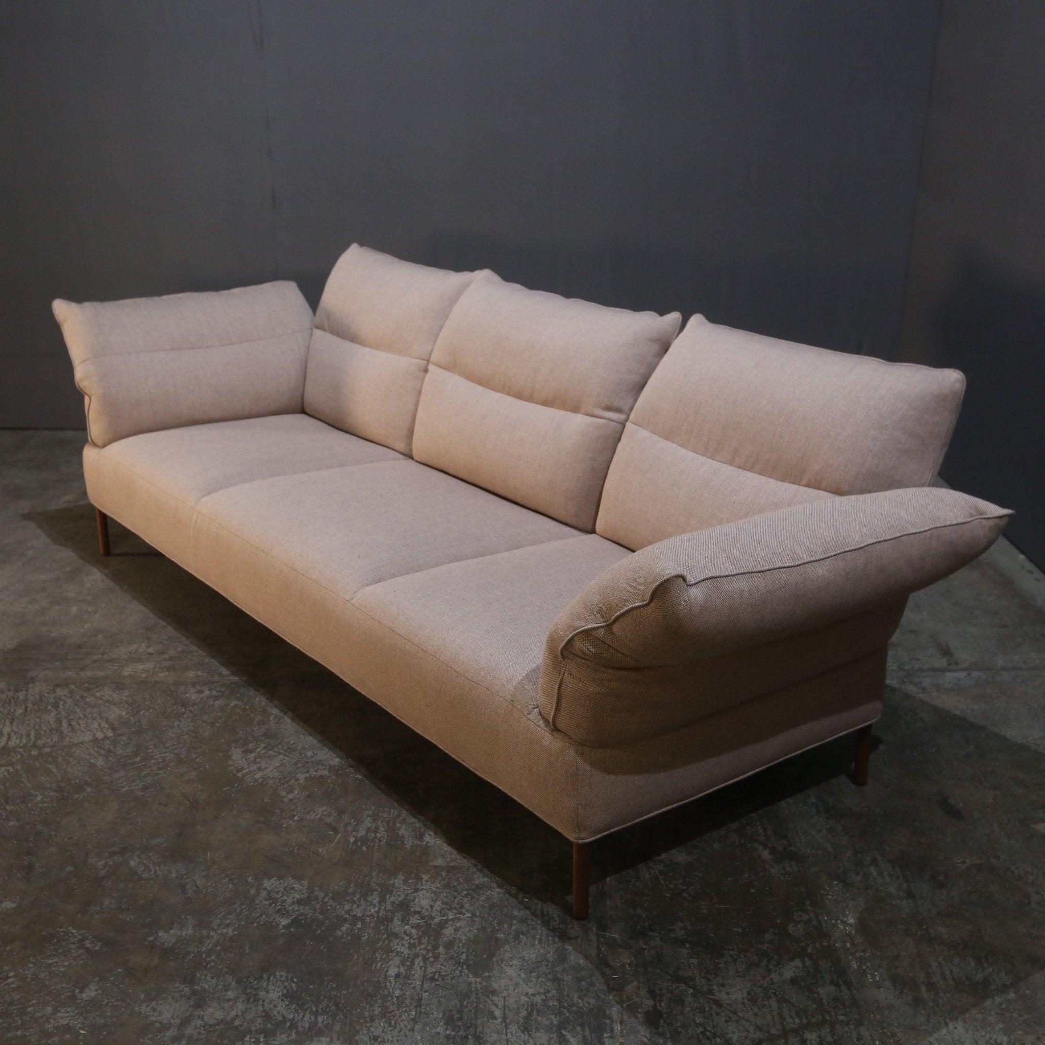 Ligne Roset Two Seater Grey Sofa For Sale 2