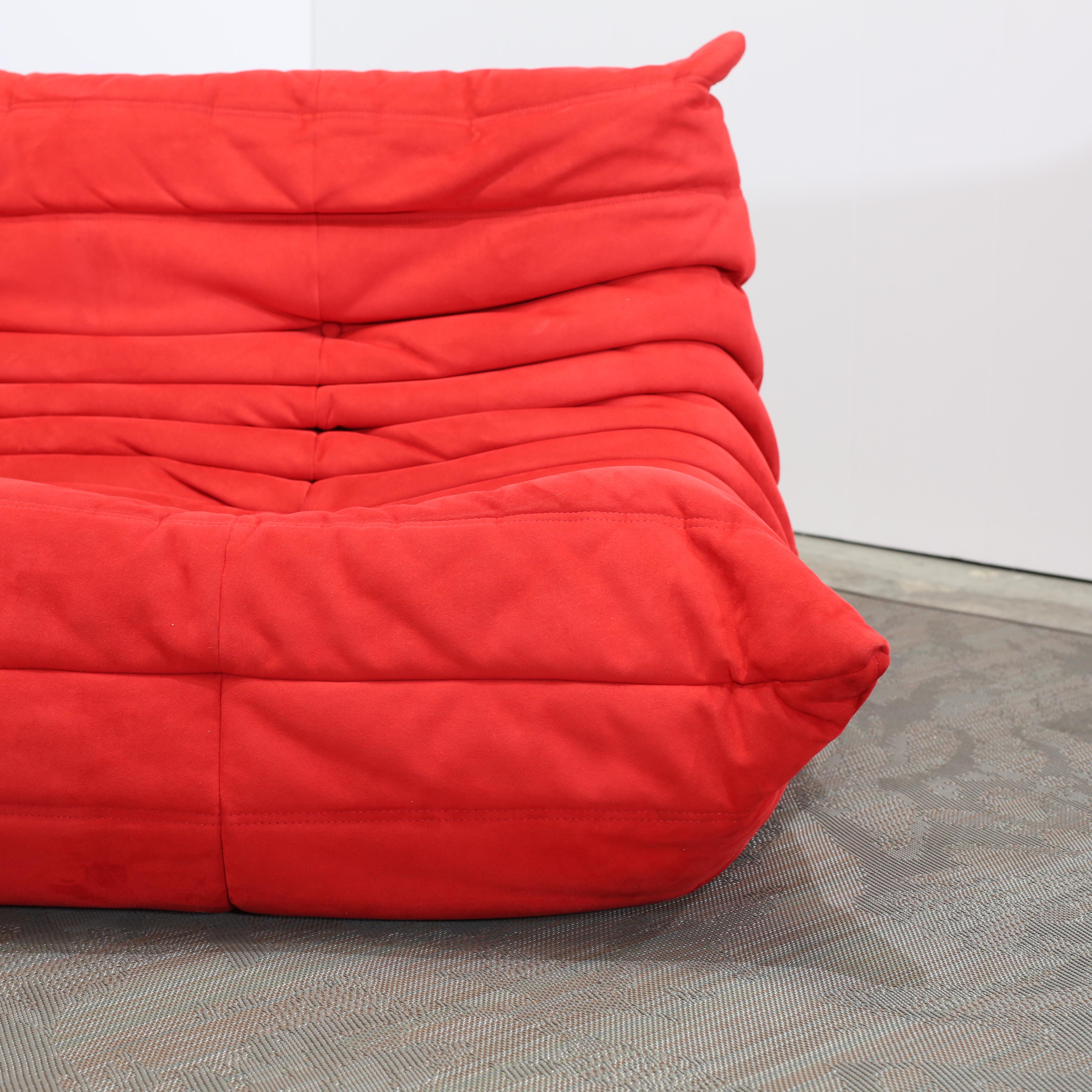 French Ligne Roset Two Seater Togo Sofa by Michel Ducaroy For Sale
