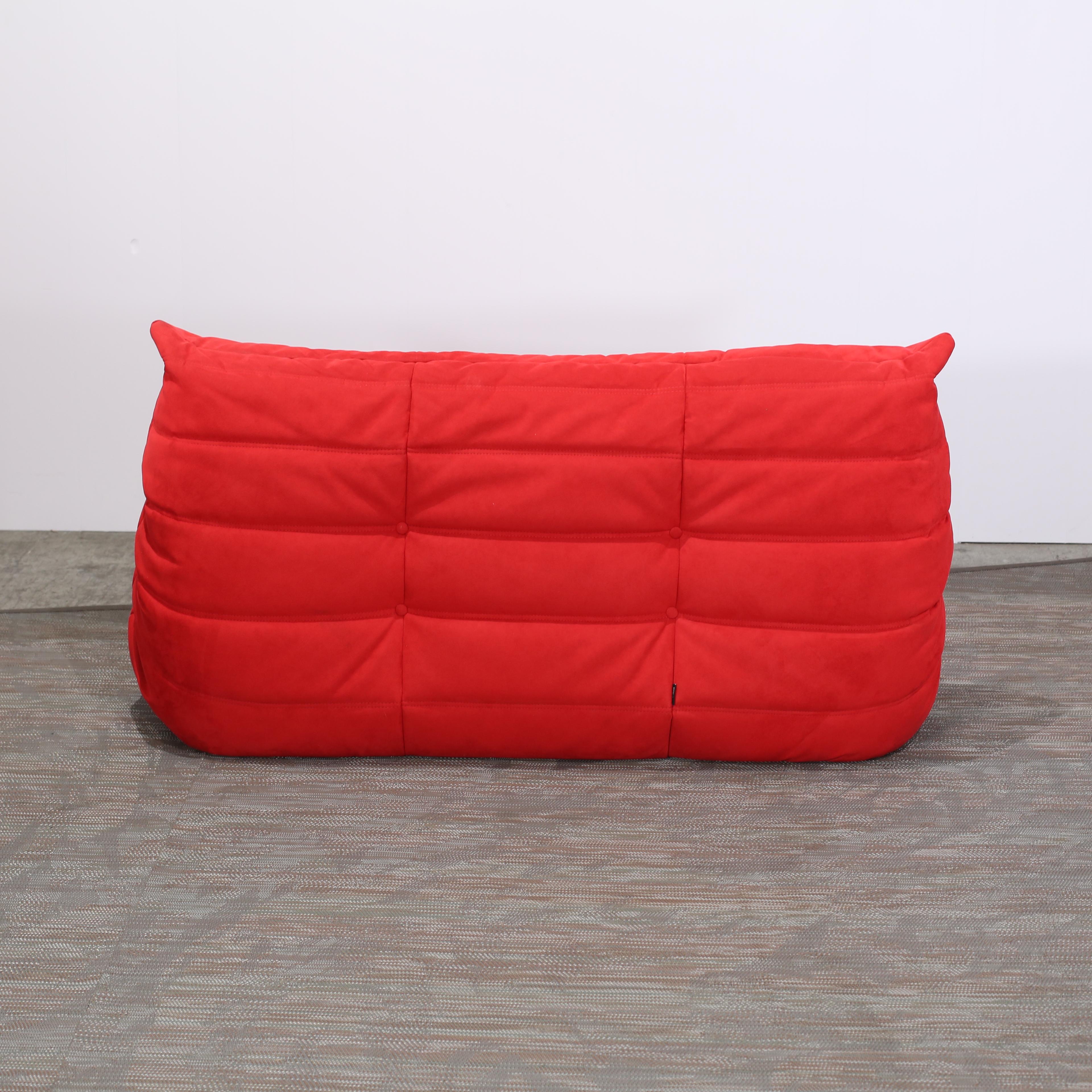 Fabric Ligne Roset Two Seater Togo Sofa by Michel Ducaroy For Sale