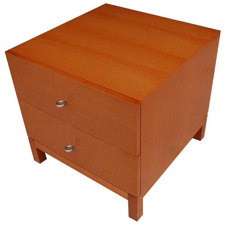 Modern Pearwood Nightstand