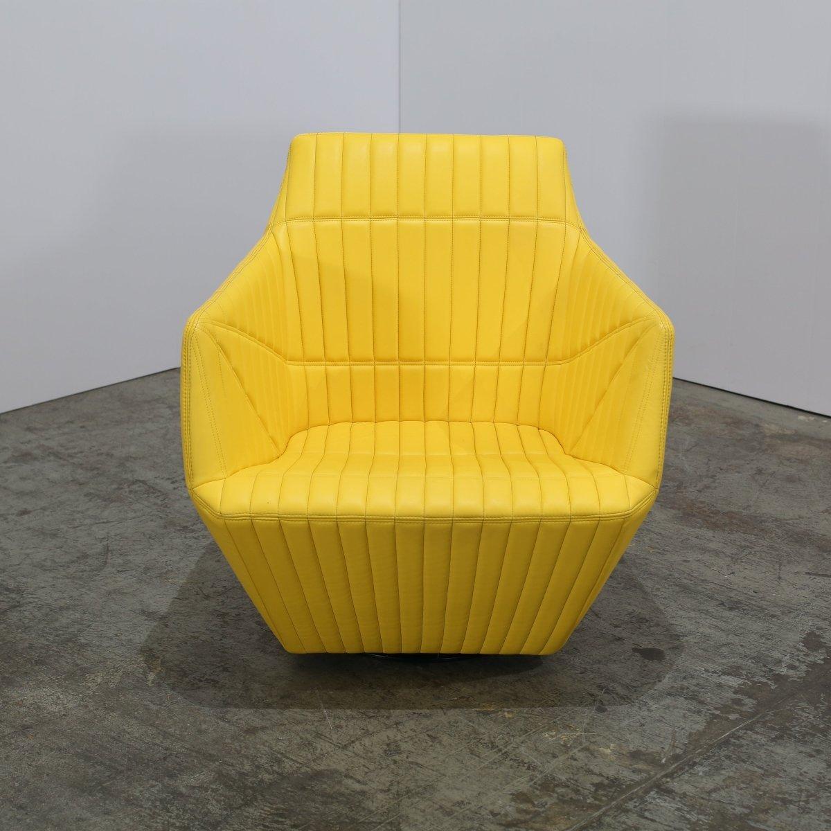 Ligne Roset Yellow Facett Armchair by R. & E. Bouroullec For Sale 4