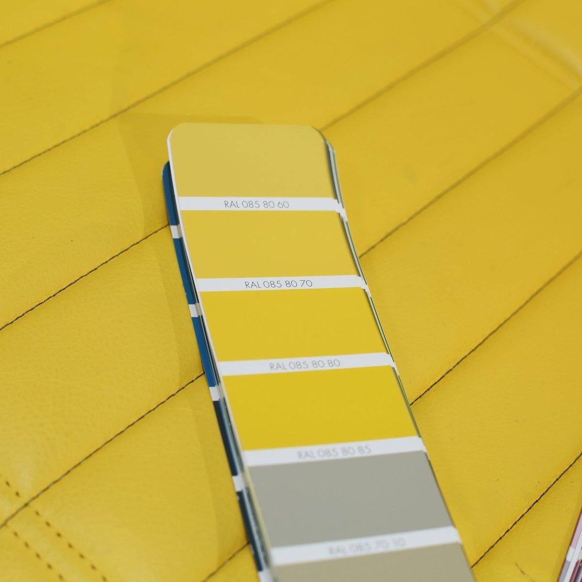 Modern Ligne Roset Yellow Facett Armchair by R. & E. Bouroullec For Sale