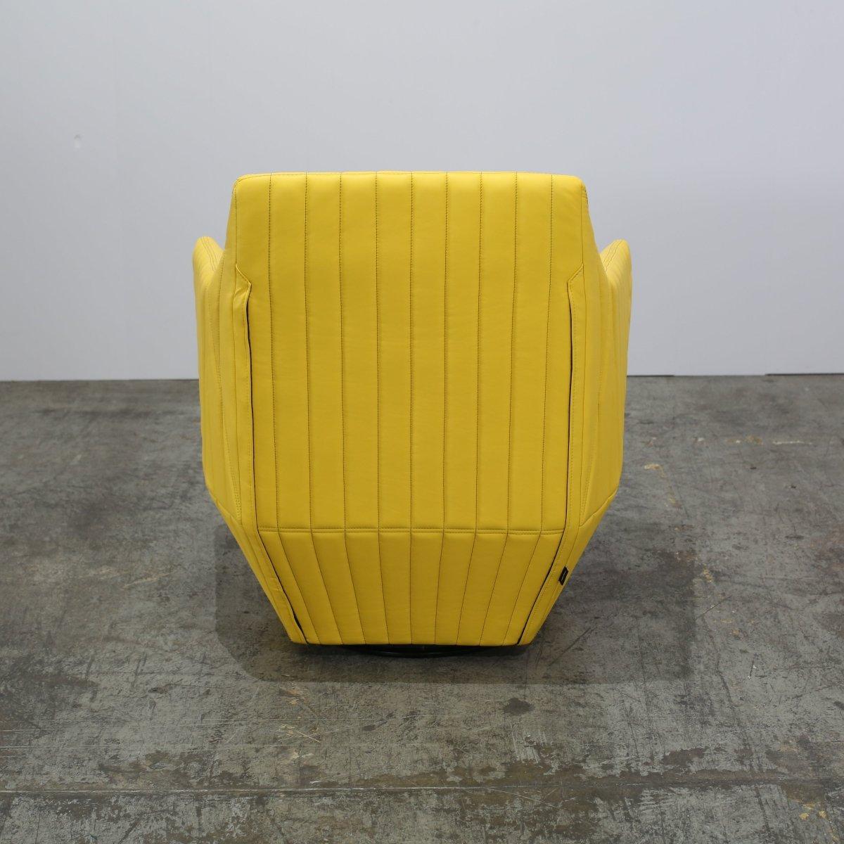 French Ligne Roset Yellow Facett Armchair by R. & E. Bouroullec For Sale