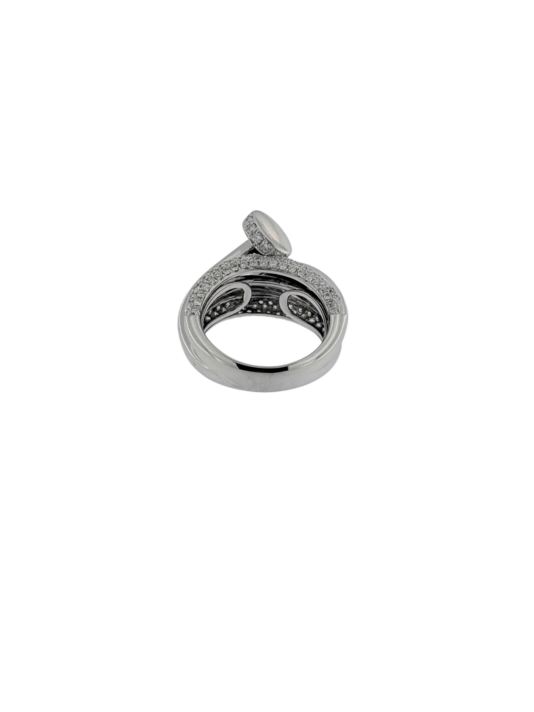 Ligne Vendome Bague en or blanc avec diamants en vente 6
