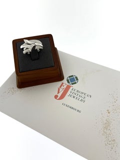 Ligne Vendome White Gold Ring with Diamonds