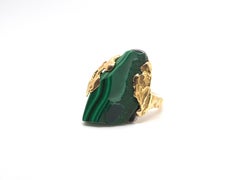 Lignes Vertes Ecume Ring by Karl Mazlo