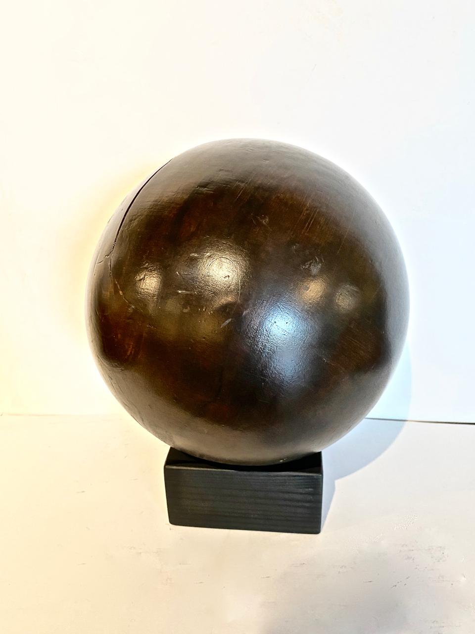 bowling ball brown