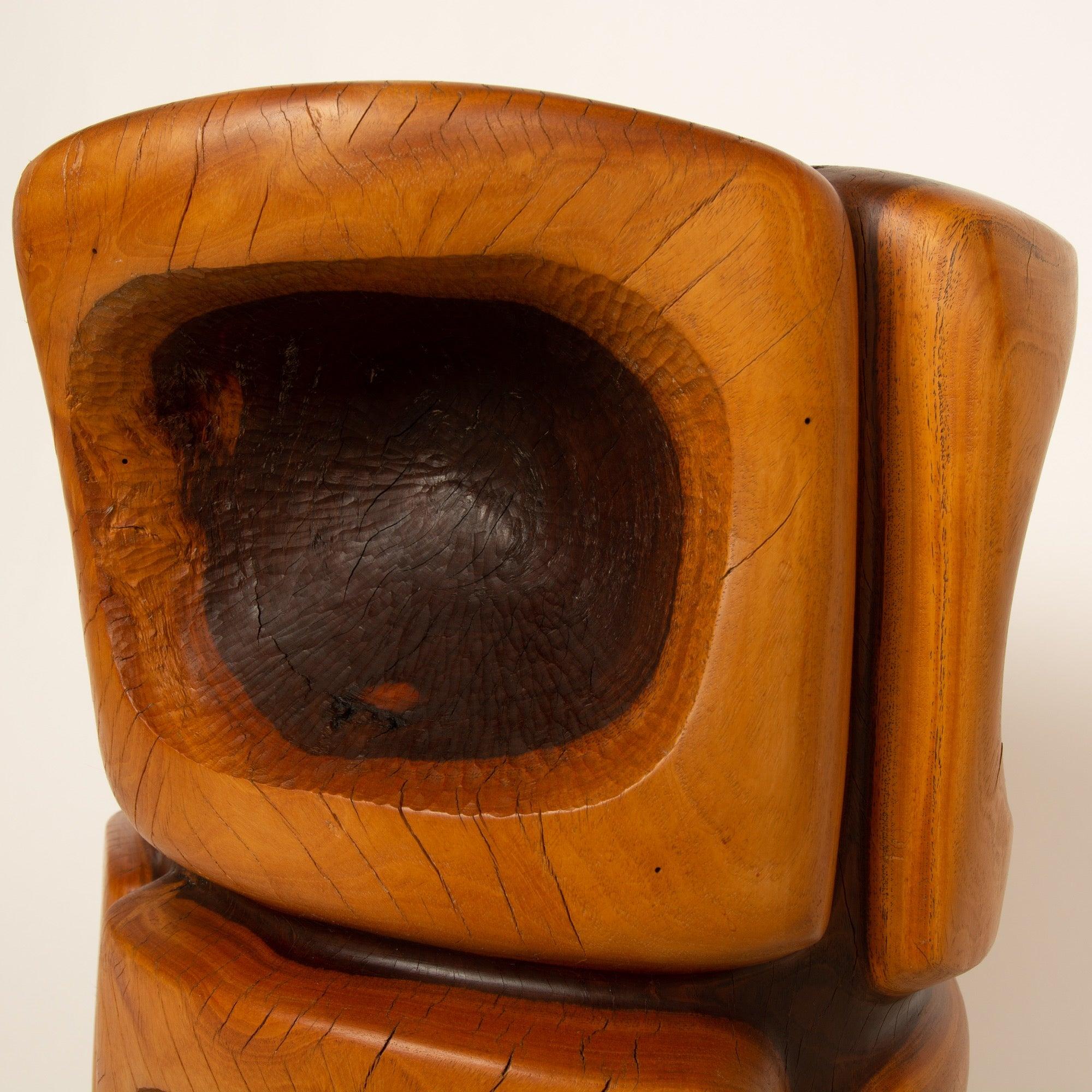 Sculpture de table moderniste Lignum-Vitae de Clark Fitz-Gerald État moyen - En vente à Sagaponack, NY