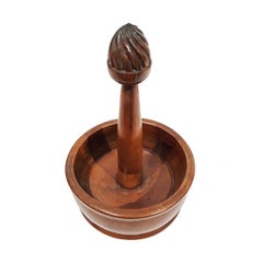 Lignum Vitae Turned Lemon Squeezer, from the Carter Burden Jr. Collection