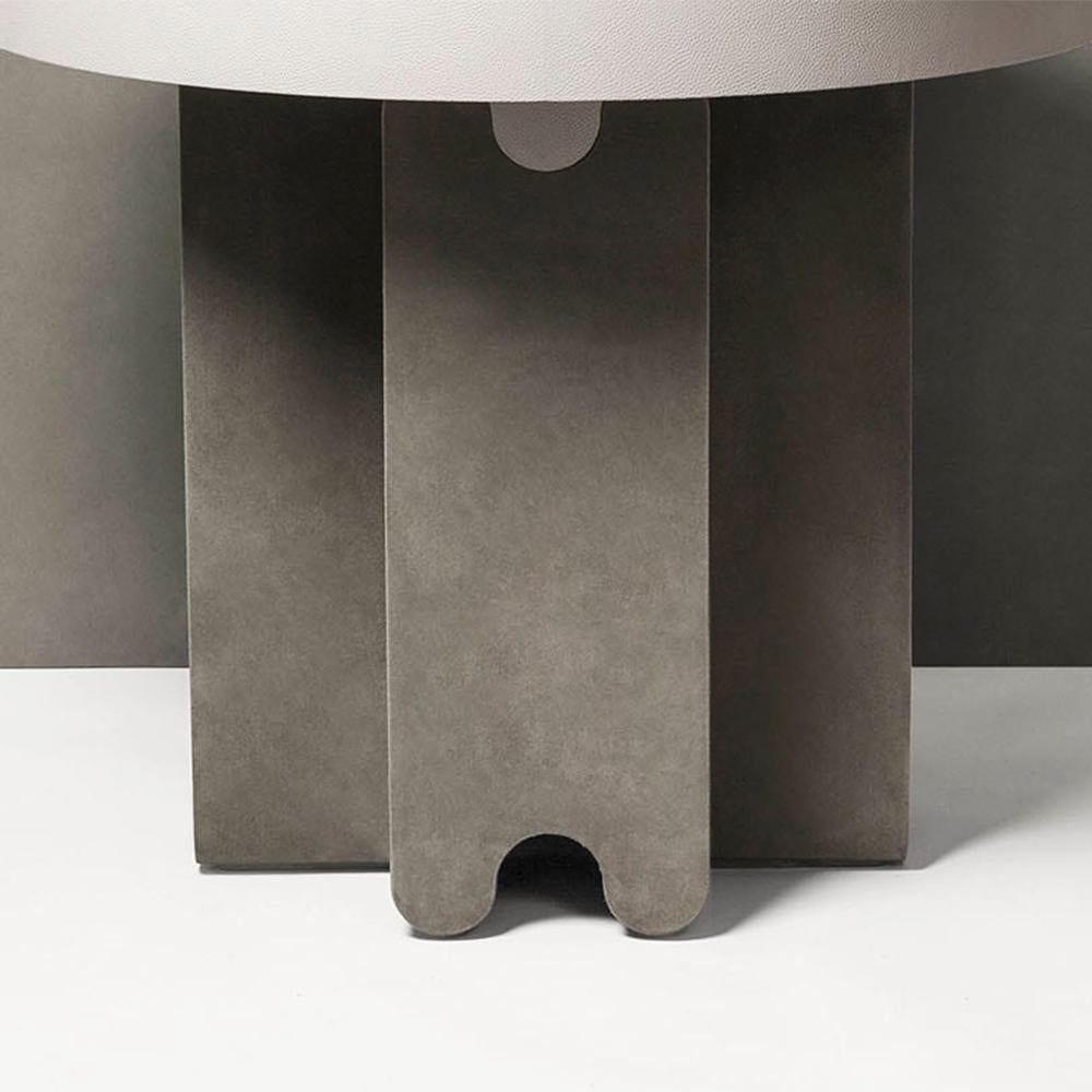 Table d'appoint en cuir Liguria Neuf - En vente à Paris, FR