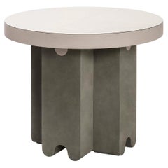 Table d'appoint en cuir Liguria