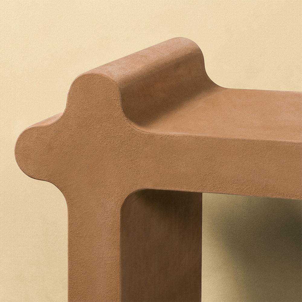 Banc Liguria en daim marron Neuf - En vente à Paris, FR