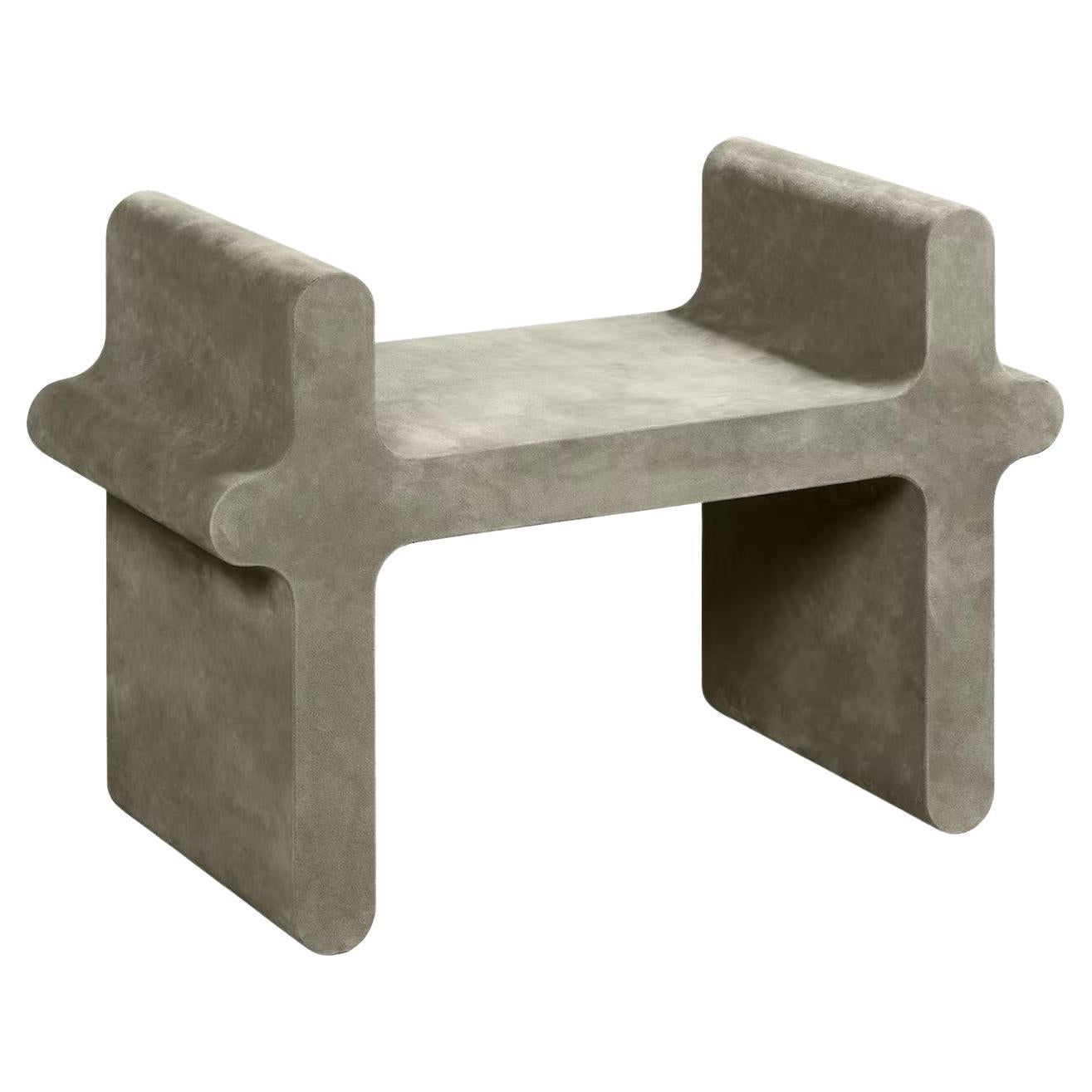 Liguria Suede Stool For Sale