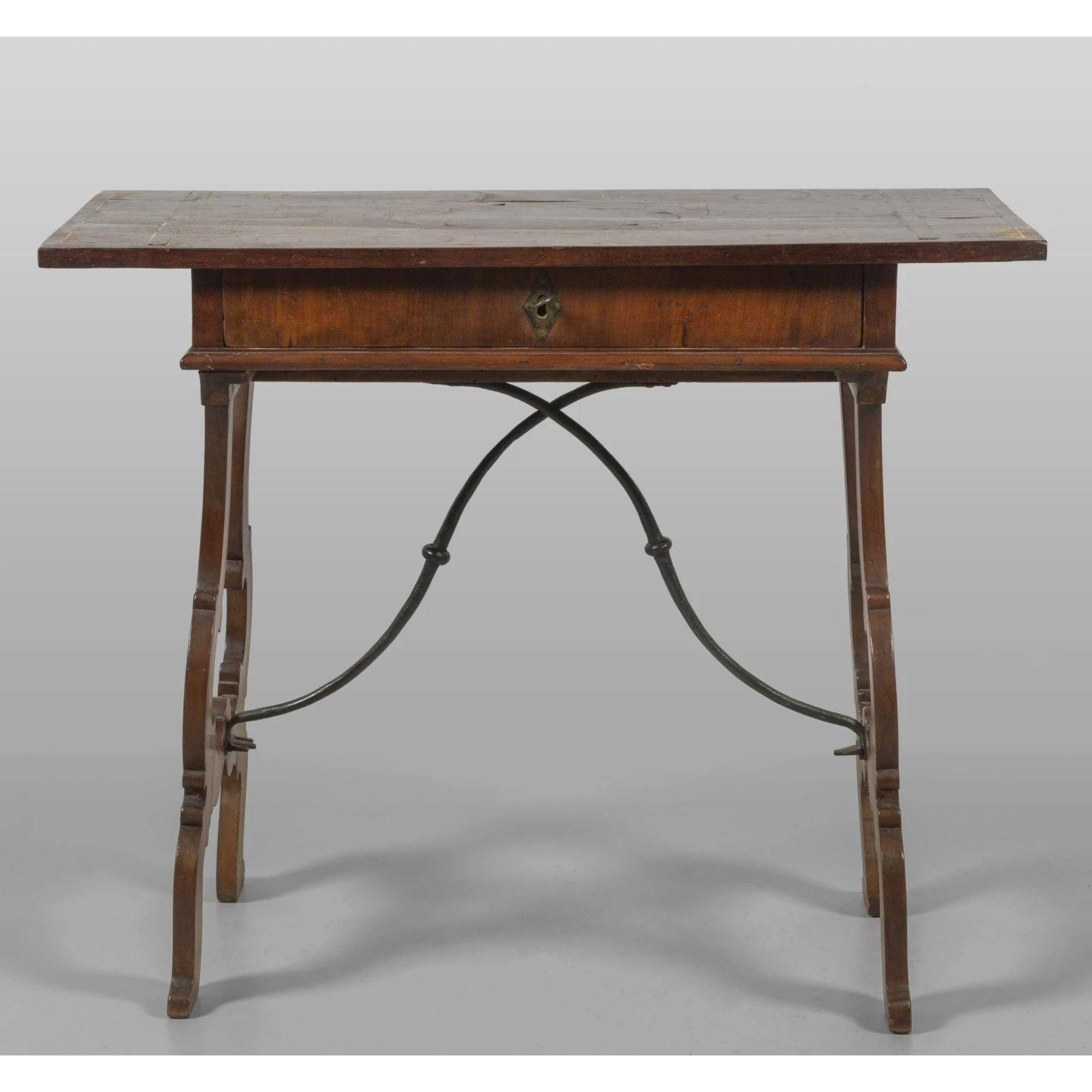 Placage Table Ligurienne Fratino, 18ème siècle en vente