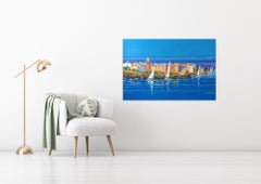 Cote Ponche, Saint Tropez - Landscape Art by Liisa Corbiere