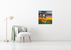 Les Tournesols Pres D’arles - Landscape Art by Liisa Corbiere