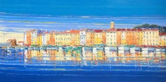 Reflets Du Matin, Saint Tropez - Landscape Art by Liisa Corbiere