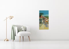 Village De Ramatuelle - Landscape Art by Liisa Corbiere