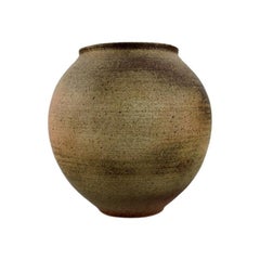 Liisa Hallamaa for Arabia, Large Unique Vase in Glazed Ceramics, 1960s/70s