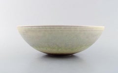 Liisa Hallamaa Larsen for Arabia, Large Unique Bowl in Glazed Stoneware