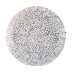 Liisa Hallamaa Larsen for Arabia, Large Unique Crackled Dish, Finnish Design