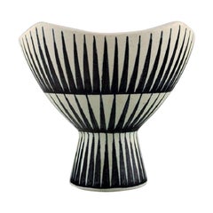 Liisa Hallamaa Larsen for Arabia, Unique Vase in Glazed Stoneware, 1960s