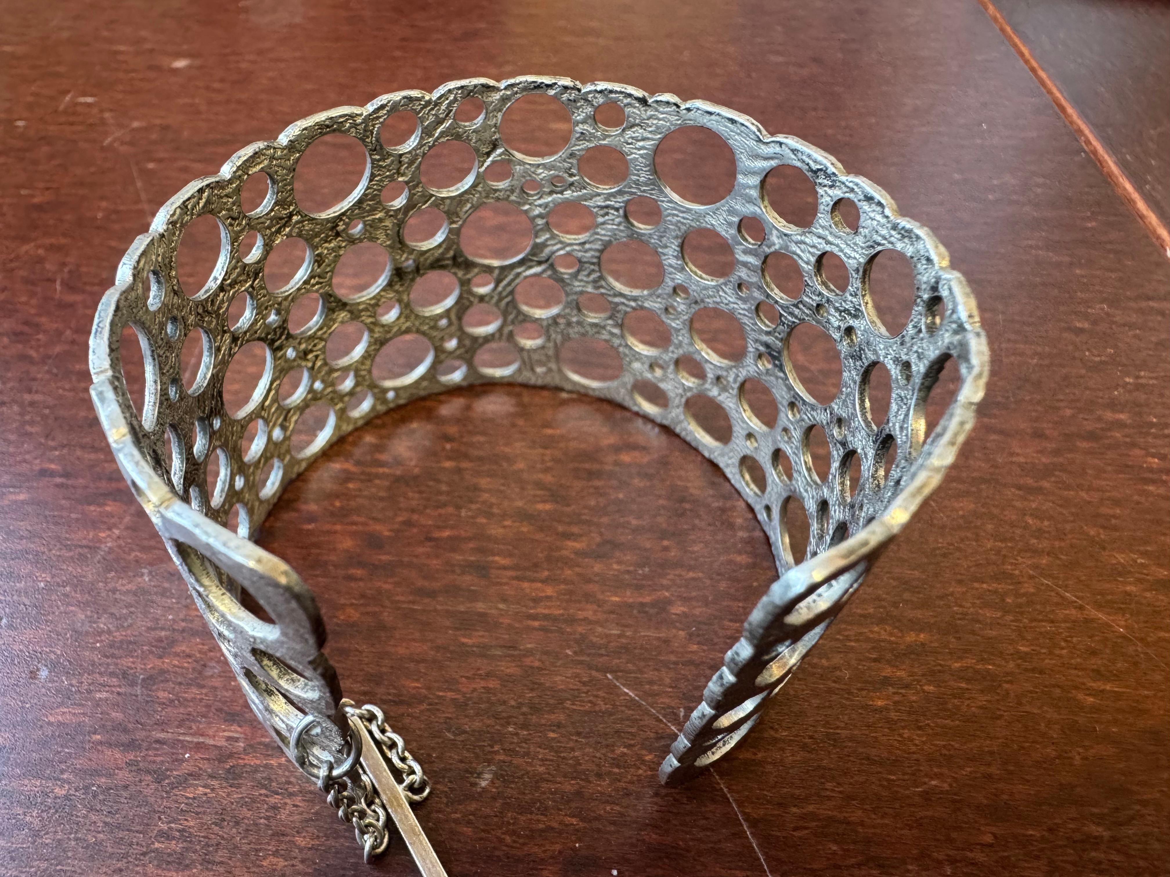 Bracciale Pitsi in argento di Liisa Vitali in vendita 5