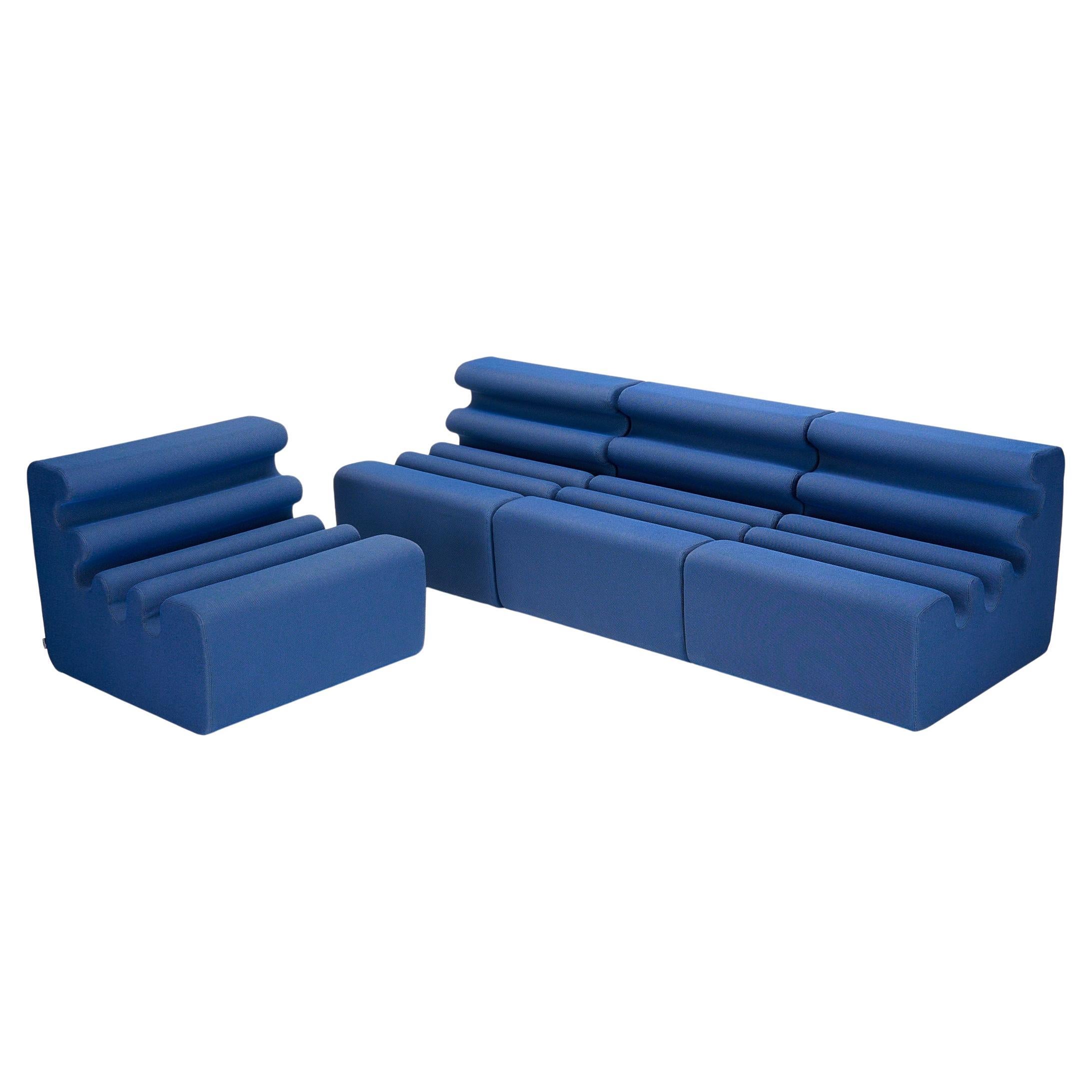 Liisi Beckmann, Satz von vier Modell 870 Karelia-Stühlen / Sofa für Zanotta, Italien