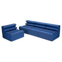 Liisi Beckmann, Satz von vier Modell 870 Karelia-Stühlen / Sofa für Zanotta, Italien