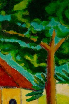 Lijian Li Contemporary Original Oil On Canvas "Mexican Travel Series II"