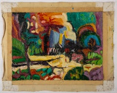 Lijian Li Olio su tela originale impressionista "Paradiso